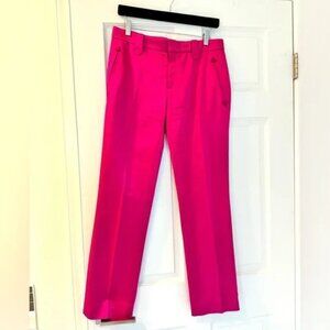 Ralph Lauren Purple Label Fuschia Pink Silk Trousers